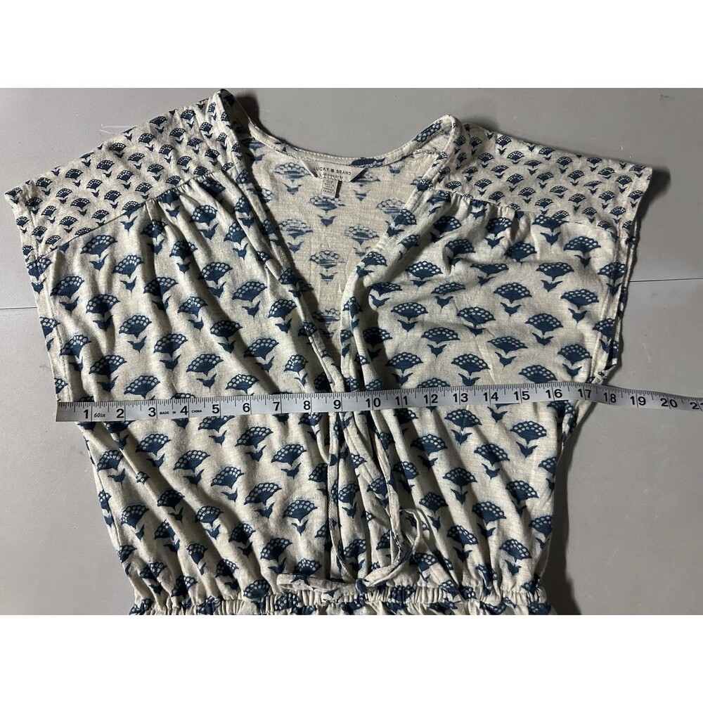 Lucky Brand Printed Midi Dress Women's Size Small AC6055 - Picture 7 of 11